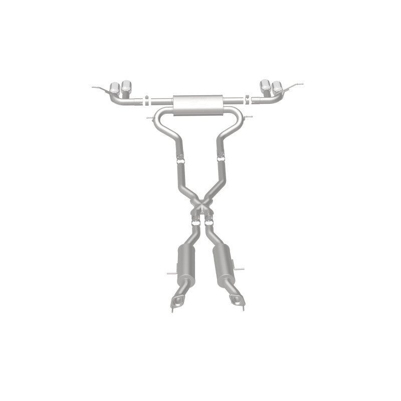 Cat Back MagnaFlow, SS, 2,5 po, pointe polie quadruple fendue de 4 po 14-15 Jeep Grand Cherokee 3,6 L/5,7 L V6/V8