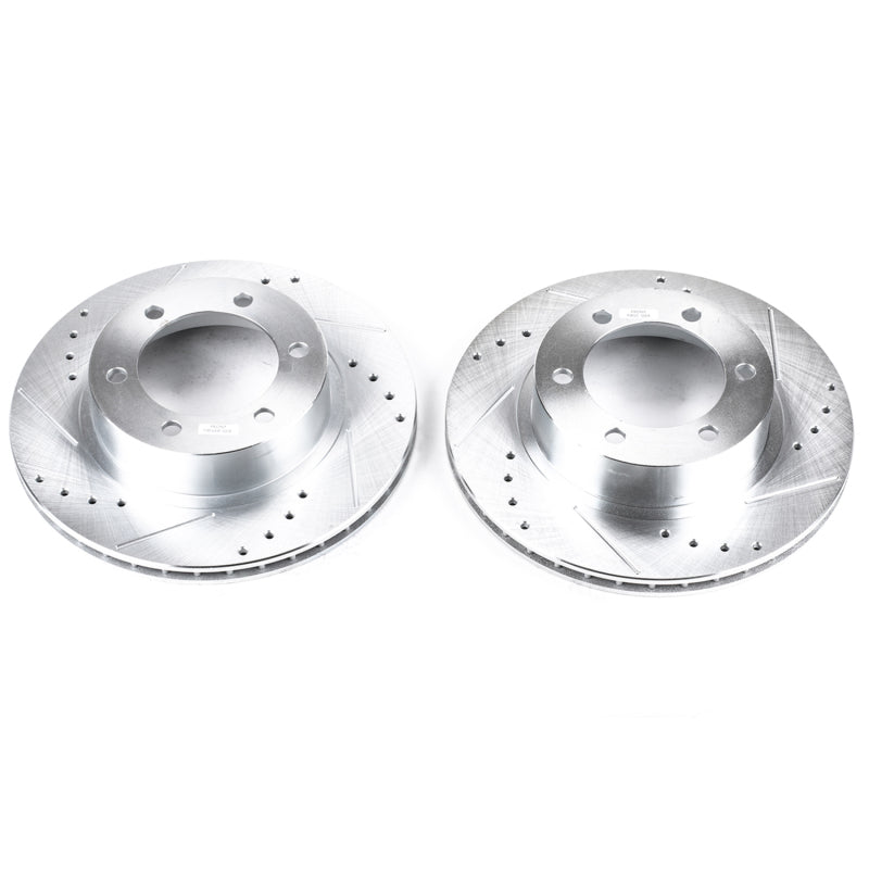 Rotors avant percés et fendus Power Stop 96-02 pour Toyota 4Runner Evolution - Paire