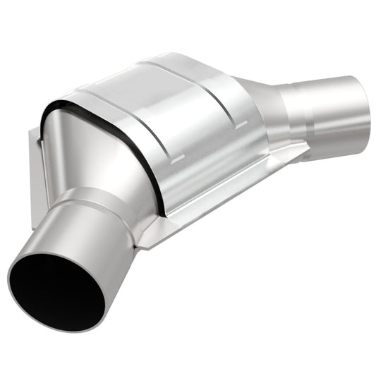 MagnaFlow Conv Univ 2.50inch Angled Inlet/Outlet