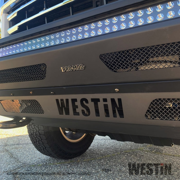 Plaque de protection Westin Pro-Mod 2020 Chevy Silverado 2500/3500 – Noir texturé