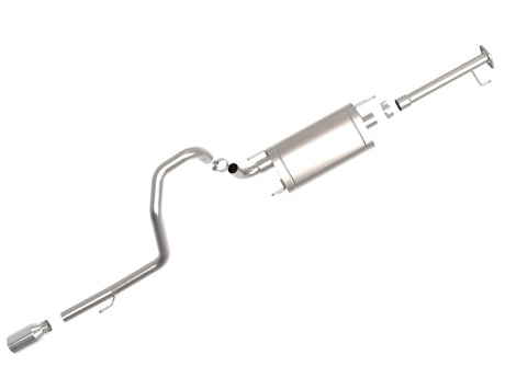 Échappement arrière de catalyseur aFe POWER Vulcan Series 2-1/2 po 304SS 10-21 Lexus GX460 V8-4.6L avec embout poli