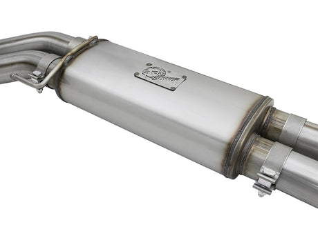 Échappement arrière Cat aFe POWER Rebel Series 3 pouces 409 SS avec embouts noirs 17 Ford F-150 Raptor V6-3,5 L