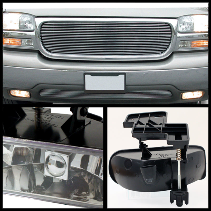 Spyder GMC Sierra 1500/2500 99-02/Sierra 1500HD/2500HD OEM Fog Lights wo/switch Clear FL-CL-GMCY99-C