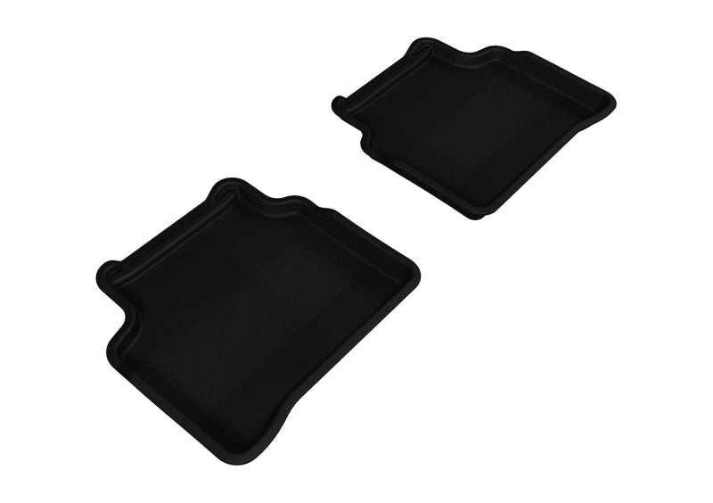 Tapis de sol 3D MAXpider 2007-2012 Nissan Altima Sedan Kagu 2e rangée - Noir