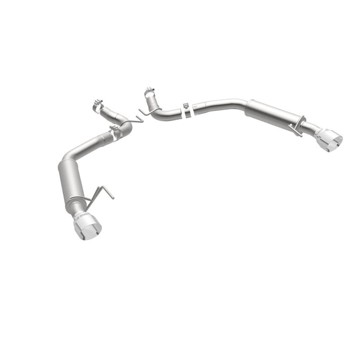 Essieu arrière MagnaFlow, SS, 2,5 po, compétition, double polissage fendu, embout de 4,5 po, Ford Mustang Ecoboost 2015