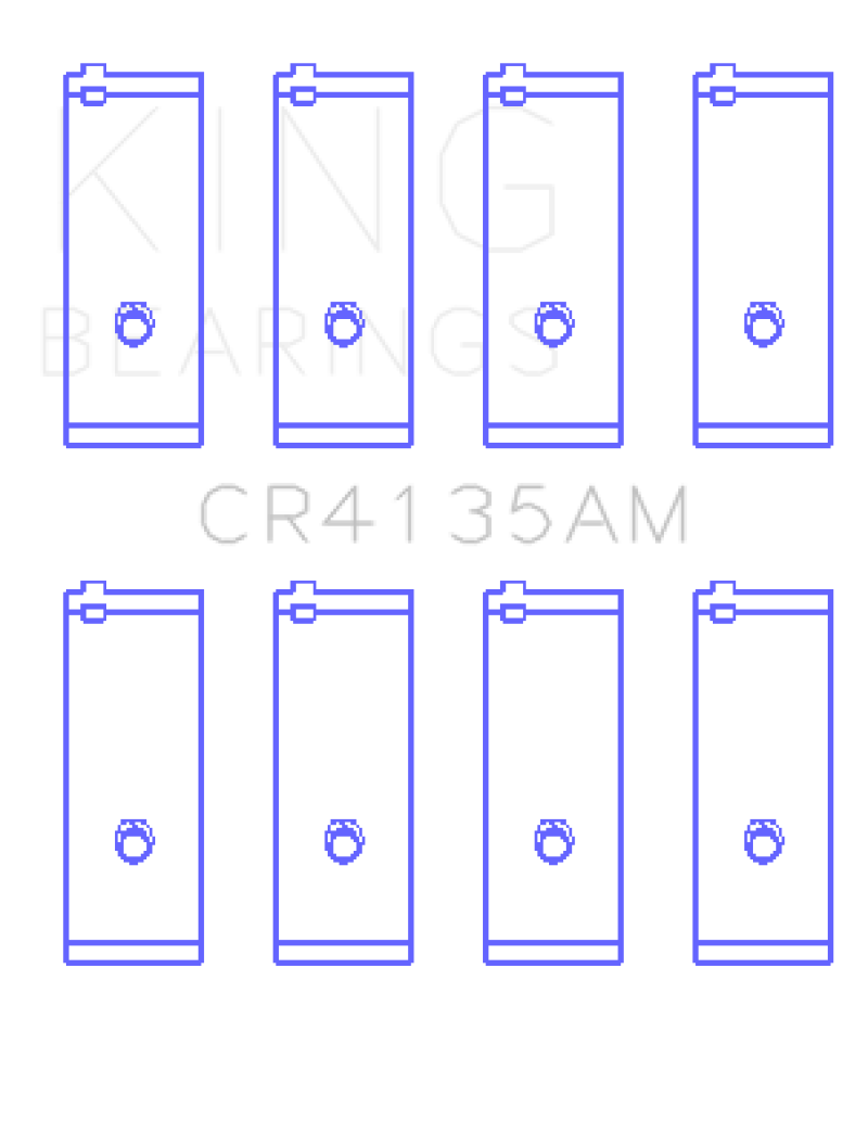 King Engine Bearings 85-01 Toyota 5SFE L4 DOHC 16 Valves (Size +0.50) Rod Bearing Set