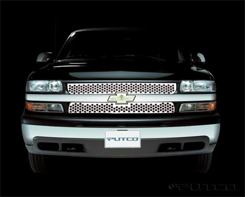 Grilles en acier inoxydable Putco 99-00 Chevrolet Silverado LD Punch