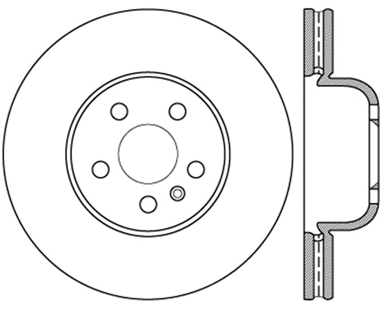 Disque de frein sport fendu et percé StopTech