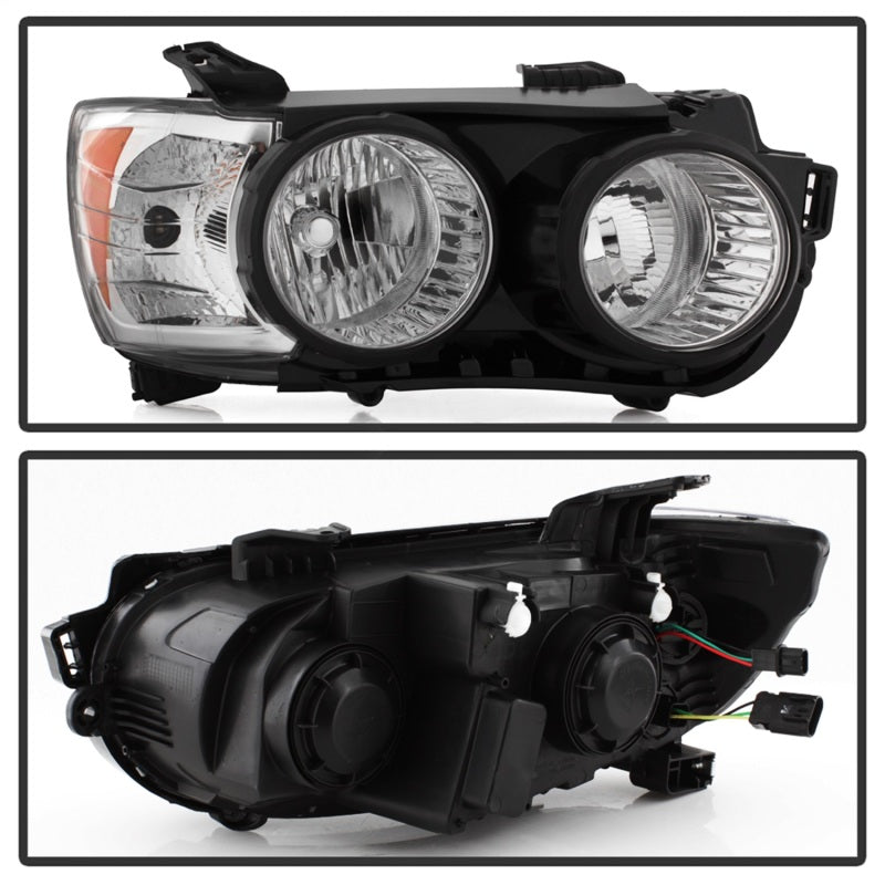 Phare halogène côté passager xTune 12-15 Chevy Sonic - Noir OEM droit (HD-JH-CSON12-BK-R)