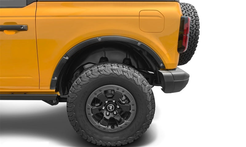 Kit de suppression de garde-boue Bushwacker 21-22 Ford Bronco Trail Armor
