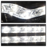 Phares de projecteur Spyder Chevy Silverado 1500 07-13 V2 - LED DRL - Noir PRO-YD-CS07V2-DRL-BK