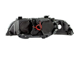 Phares de projecteur ANZO 1997-2001 BMW Série 5 avec halo noir