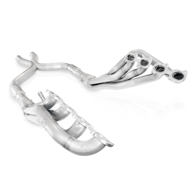 Collecteurs d'échappement Shelby GT500 2007-14 en acier inoxydable, primaires de 1-7/8 po, catalyseurs à haut débit, tuyau en X