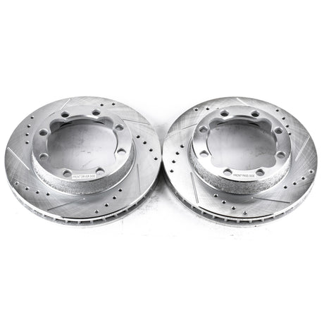 Disques de frein avant Power Stop 94-99 Chevrolet K1500 Suburban Evolution percés et fendus - Paire