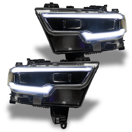 Oracle 19-21 RAM 1500 Headlight DRL Kit Proj. LED - RGBW+A w/ Simple Controller