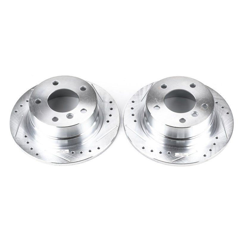 Disques de frein arrière Power Stop 95-99 BMW 318ti Evolution percés et fendus - Paire