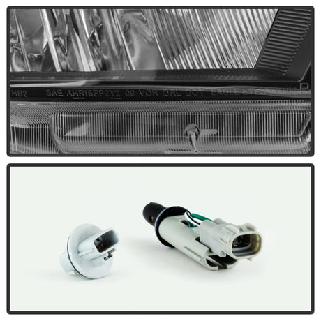 Phares de style OEM Xtune Toyota Tacoma 2012-2015 Noir HD-JH-TTA12-AM-BK