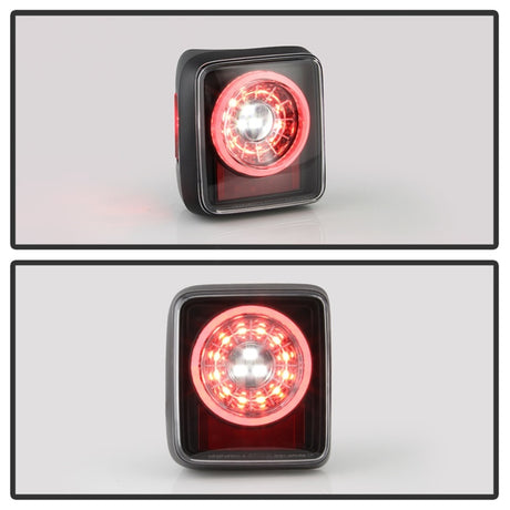 Jeep Wrangler Spyder 19-20 - Feux arrière à LED - Clignotants séquentiels - Noir ALT-YD-JW19-SEQ-BK