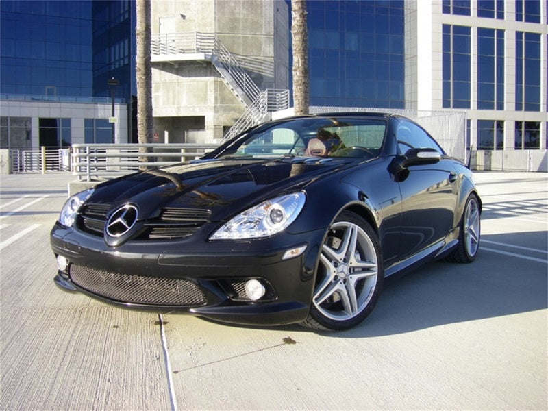 Phares de projecteur Spyder Mercedes Benz SLK 05-10 Modèle halogène - DRL Chrm PRO-YD-MBSLK05-DRL-C