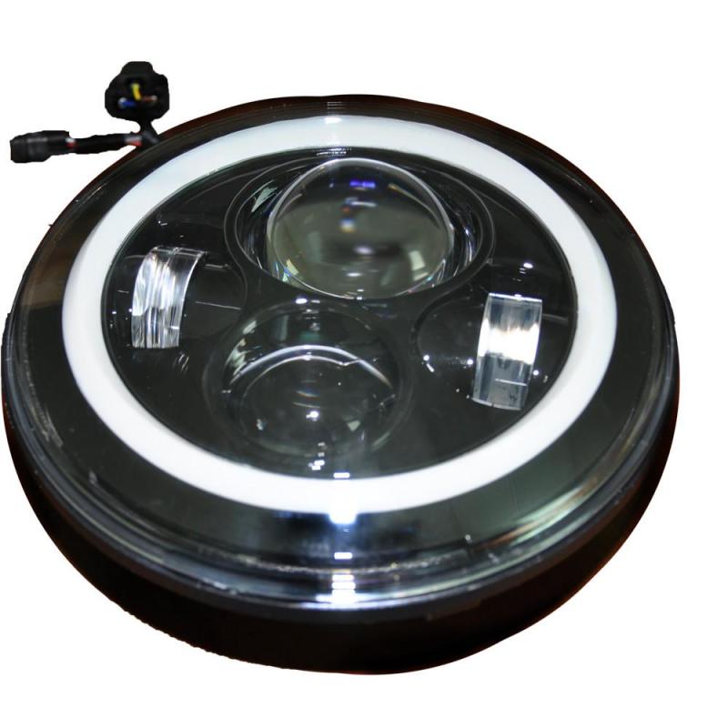 Phares de projecteur à LED DV8 Offroad 07-18 Jeep Wrangler JK