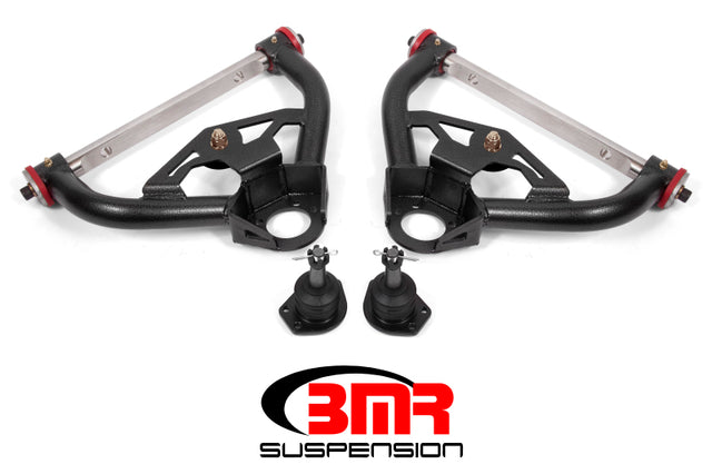 BMR 78-87 G-Body Non-Adj. Upper A-Arms (Polyurethane) - Black Hammertone BMR Suspension