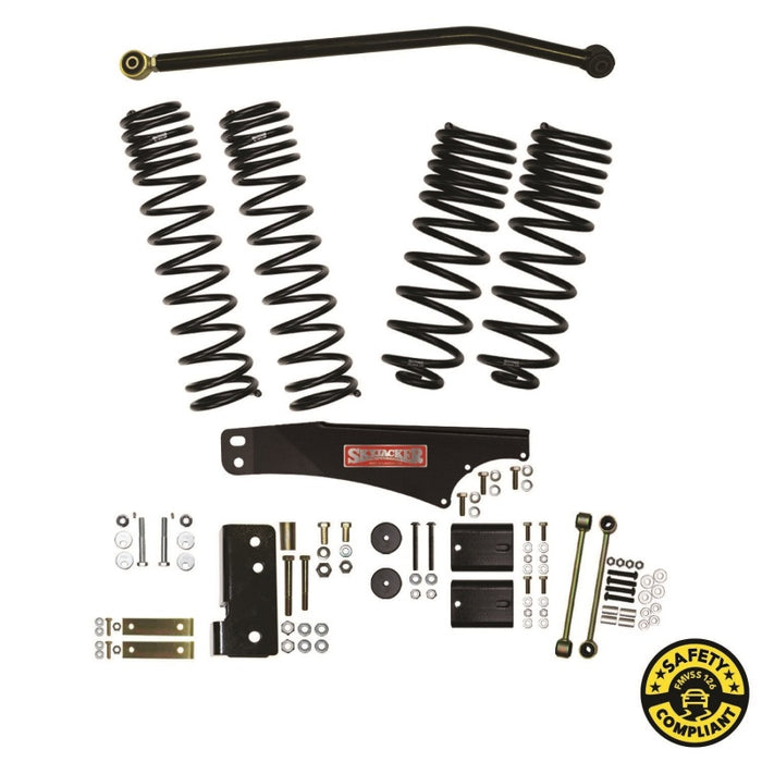 Kit de levage Skyjacker 07-18 Jeep Wrangler (JK) 3,5 pouces avec ressorts à double débattement et longue course