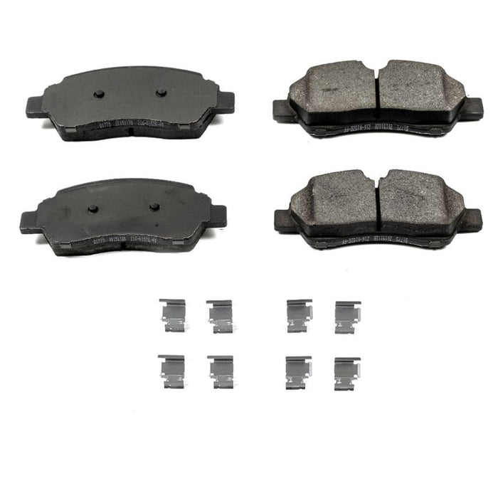 Plaquettes de frein arrière Power Stop 15-19 en céramique Z17 Evolution pour Ford Transit-150 avec matériel