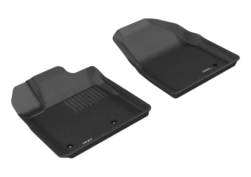 3D MAXpider 2009-2015 Honda Pilot Kagu 1st Row Floormat - Black 3D MAXpider