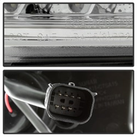 Phares de projecteur Spyder Chevy Tahoe / Suburban 2015-2016 - DRL LED - Chrome PRO-YD-CTA15-DRL-C