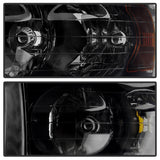 xTune Dodge Ram 1500 02-05 Amber Crystal Headlights HD-JH-DR02-AM-BSM