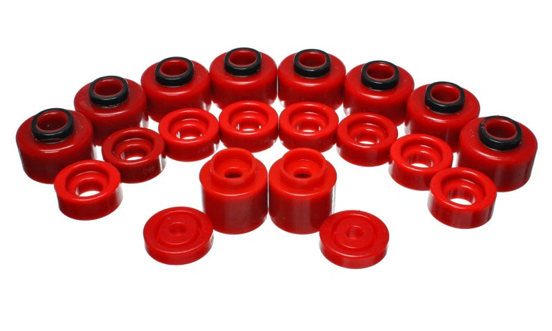 Kit de montage de carrosserie Energy Suspension - Rouge