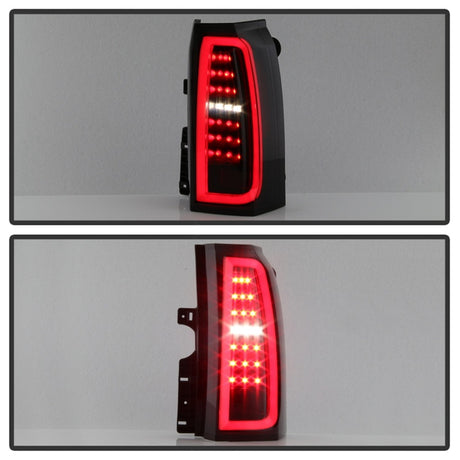 Feux arrière à LED Spyder Chevy Tahoe / Suburban 15-17 - Fumée noire (ALT-YD-CTA15-LED-BSM)