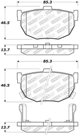 StopTech Street Select Brake Pads - Rear