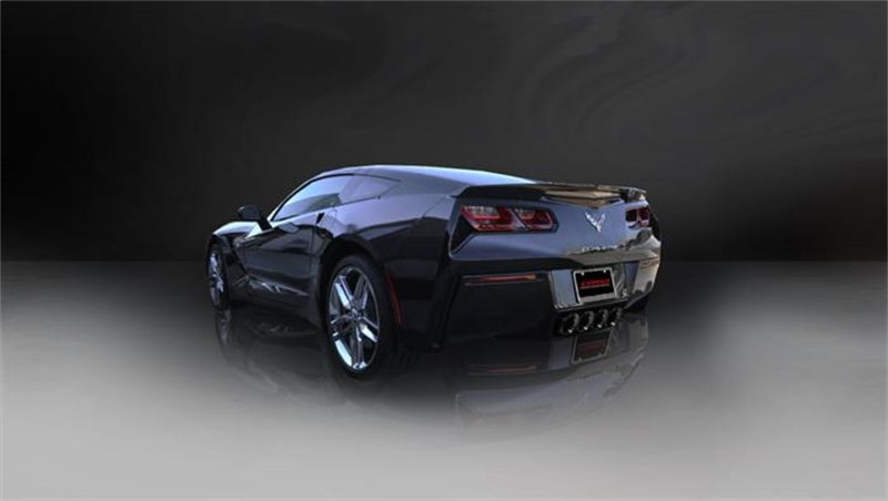 Corsa 2014 Chevy Corvette C7 Coupé 6,2 L V8 AT/MT 2,75 po Soupape arrière Double sortie arrière Noir Xtreme Exht