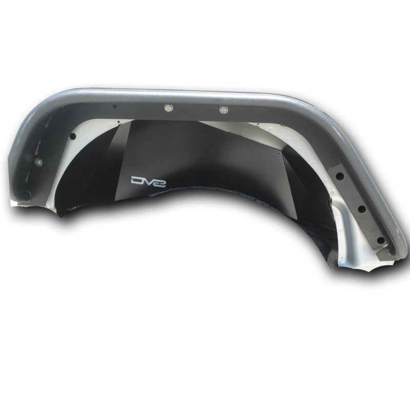 Garde-boue intérieur arrière en aluminium DV8 Offroad 07-18 Jeep Wrangler JK - Noir