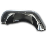 Garde-boue intérieur arrière en aluminium DV8 Offroad 07-18 Jeep Wrangler JK - Noir