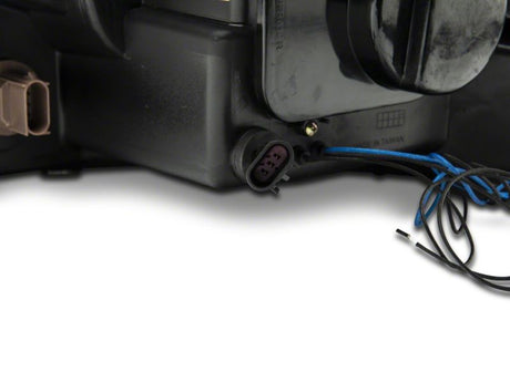 Phares de projecteur à double LED Raxiom 04-08 Ford F-150 - Boîtier chromé (lentille transparente)
