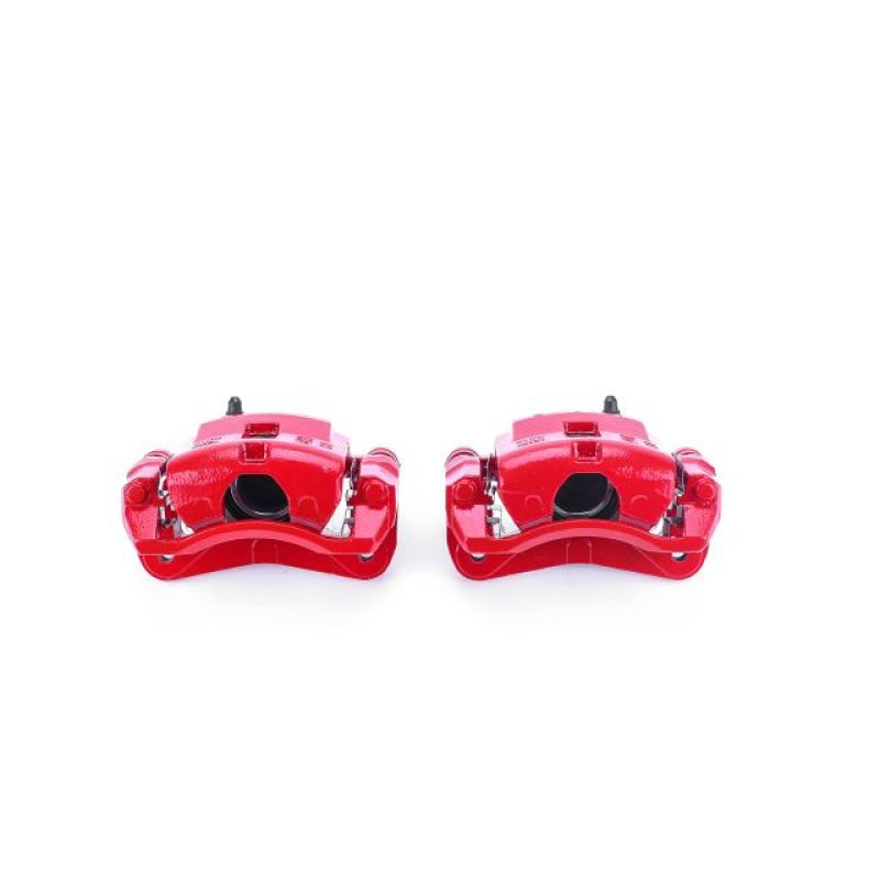 Étriers avant rouges Power Stop 03-05 Kia Rio avec supports - Paire
