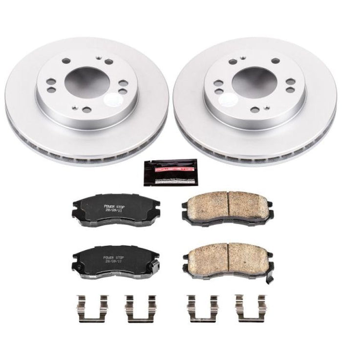 Kit de freins avant Power Stop 95-05 Chrysler Sebring Z17 Evolution Geomet avec revêtement