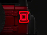 Raxiom 18-23 Jeep Wrangler JL Horizon LED Tail Lights- BlkHousing- Red Lens