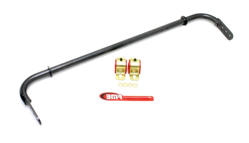 BMR 10-11 5th Gen Camaro Rear Hollow 25mm Adj. Sway Bar Kit w/ Bushings - Black Hammertone BMR Suspension