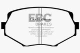 Plaquettes de frein avant EBC 94-01 Mazda Miata MX-5 Bluestuff