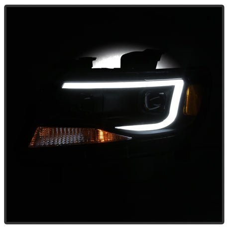 Phares de projecteur halogènes uniquement xTune Chevy Colorado 15-17 - Noir fumé PRO-JH-CCO04-LBDRL-BSM