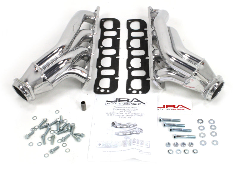 Collecteur d'échappement JBA 05-14 Chrysler 6.1/6.4L HEMI 1 7/8 po primaire Silver Ctd Cat4Ward