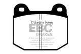 Plaquettes de frein avant Redstuff EBC 08+ Lotus 2-Eleven 1.8 Supercharged