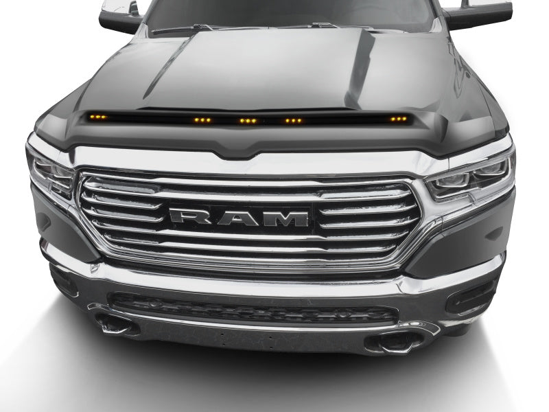 AVS 19-22 RAM 1500 (Excl. Sport Hood) Aeroskin Lightshield Color Match Hood Protector -Billit Silver