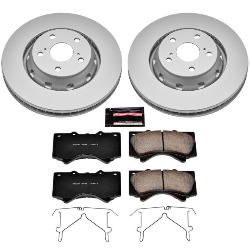 Kit de freins Power Stop 16-18 avec revêtement Geomet Z17 Evolution pour Lexus LX570 avant