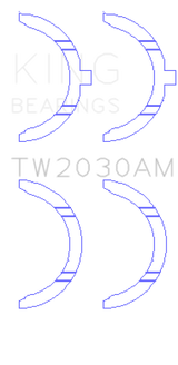 King Engine Bearings Toyota 1GR-FE Thrust Washer Set