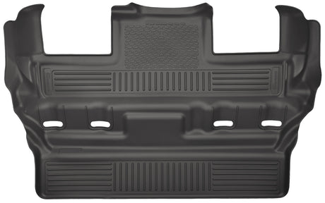 Revêtement de sol noir Husky Liners 2015 GM Escalade/Tahoe/Yukon WeatherBeater pour 3e siège (2e siège baquet)