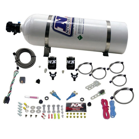 Nitrous Express 08-10 Dodge Viper EFI double buse (100-300 CV) avec bouteille de 15 lb